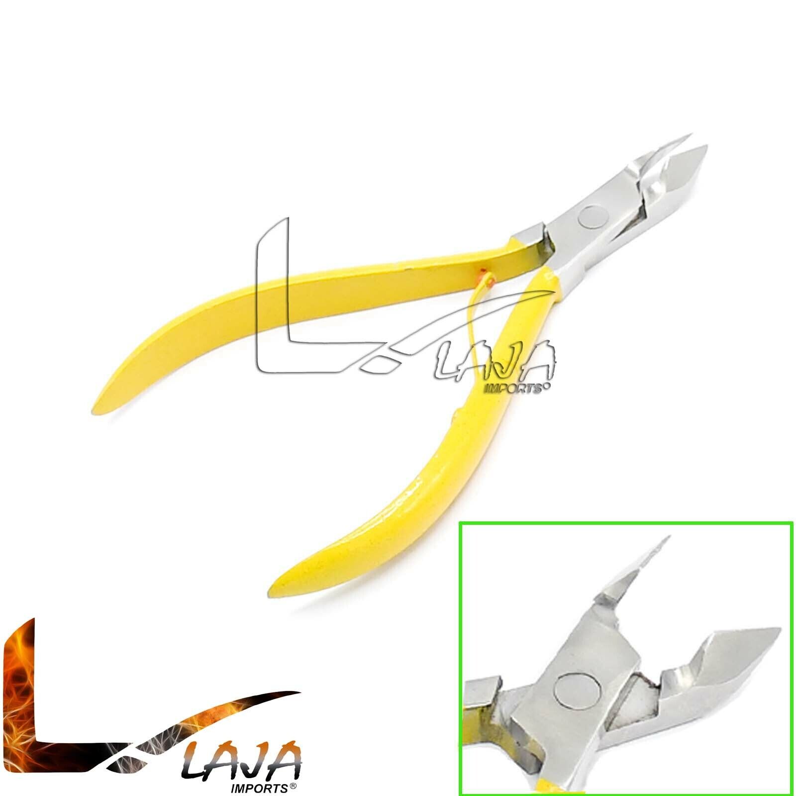 Nail-Art-Cuticle-Nipper-Cutter-Clipper-Manicure-Pedicure-Tools-Yellow-Color-273883231095-3