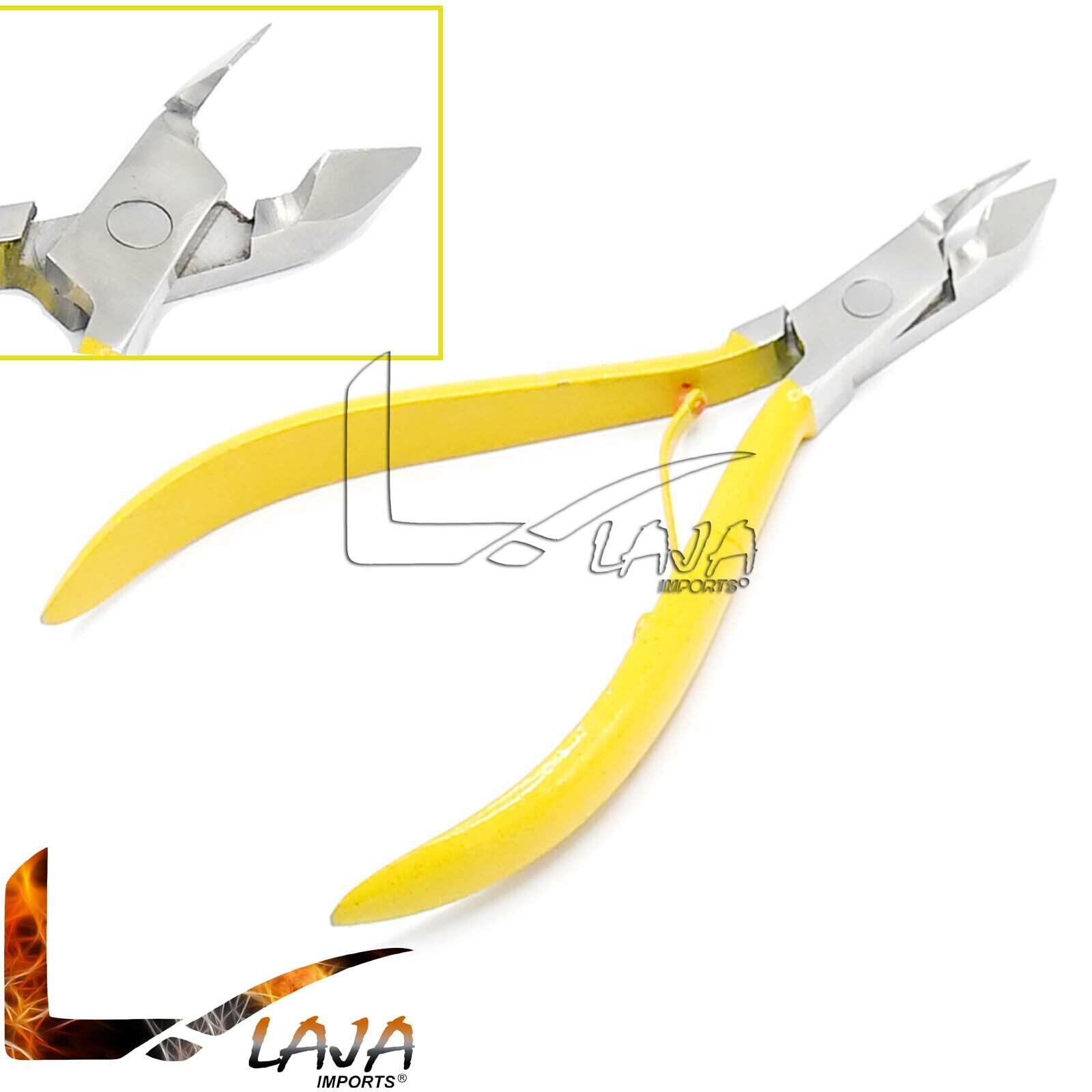 Nail-Art-Cuticle-Nipper-Cutter-Clipper-Manicure-Pedicure-Tools-Yellow-Color-273883231095
