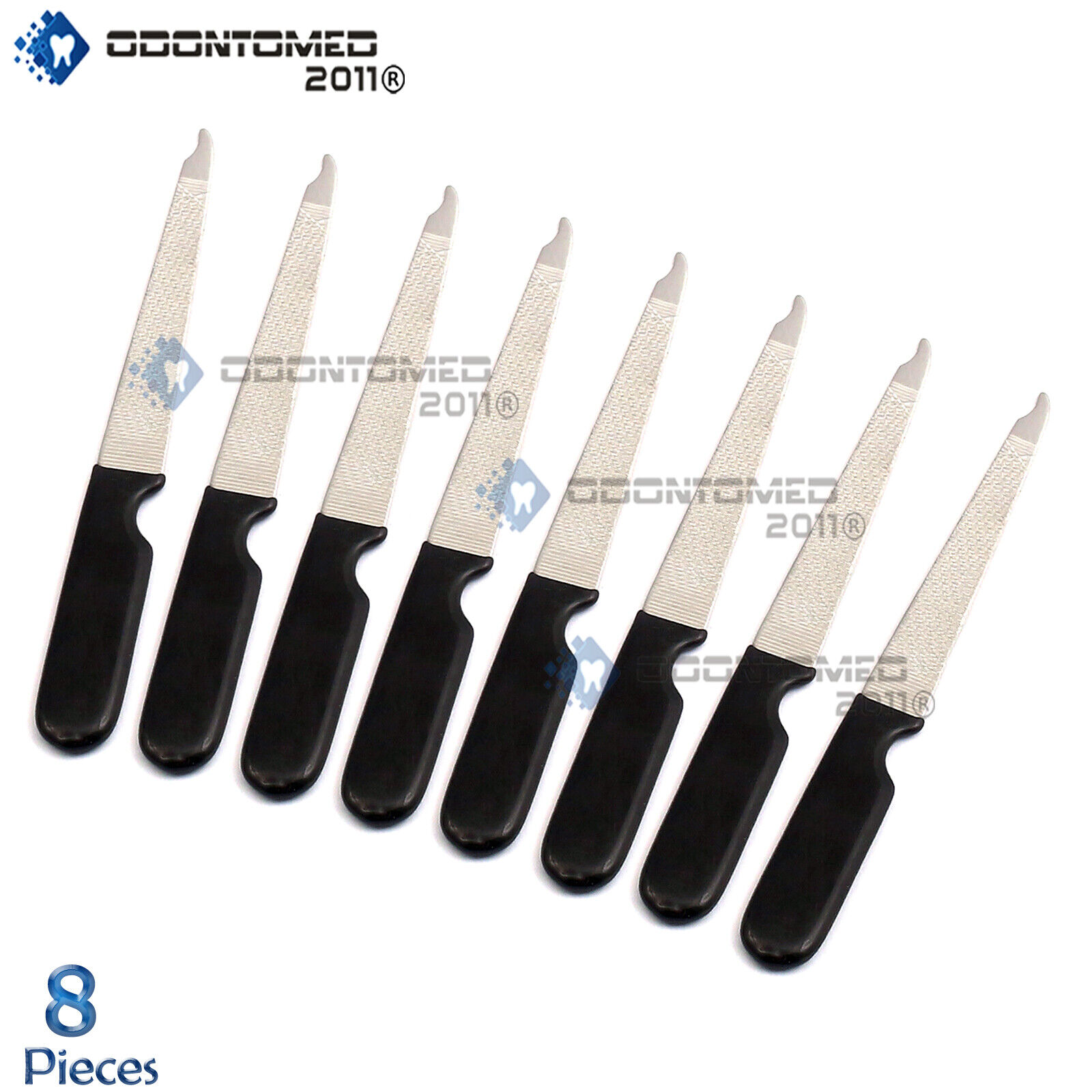 ODM-5-Metal-Nail-File-With-Black-Plastic-Handle-Set-of-8-112953042305