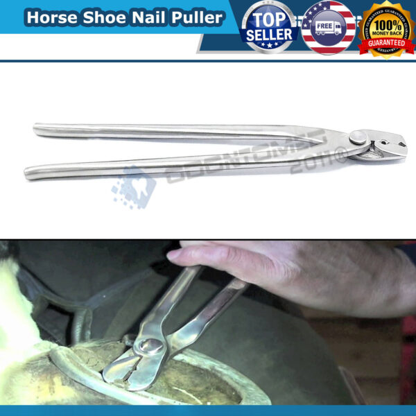 ODM Farrier Horse Shoe Nail Puller Farriers Tools 11" Horse Equipment VT-110