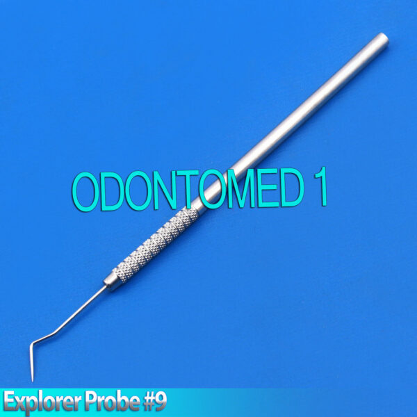 ODM Set Of 5 Dental Probe 9 Dentist Pick Instrument Periodontal Sharp Tip