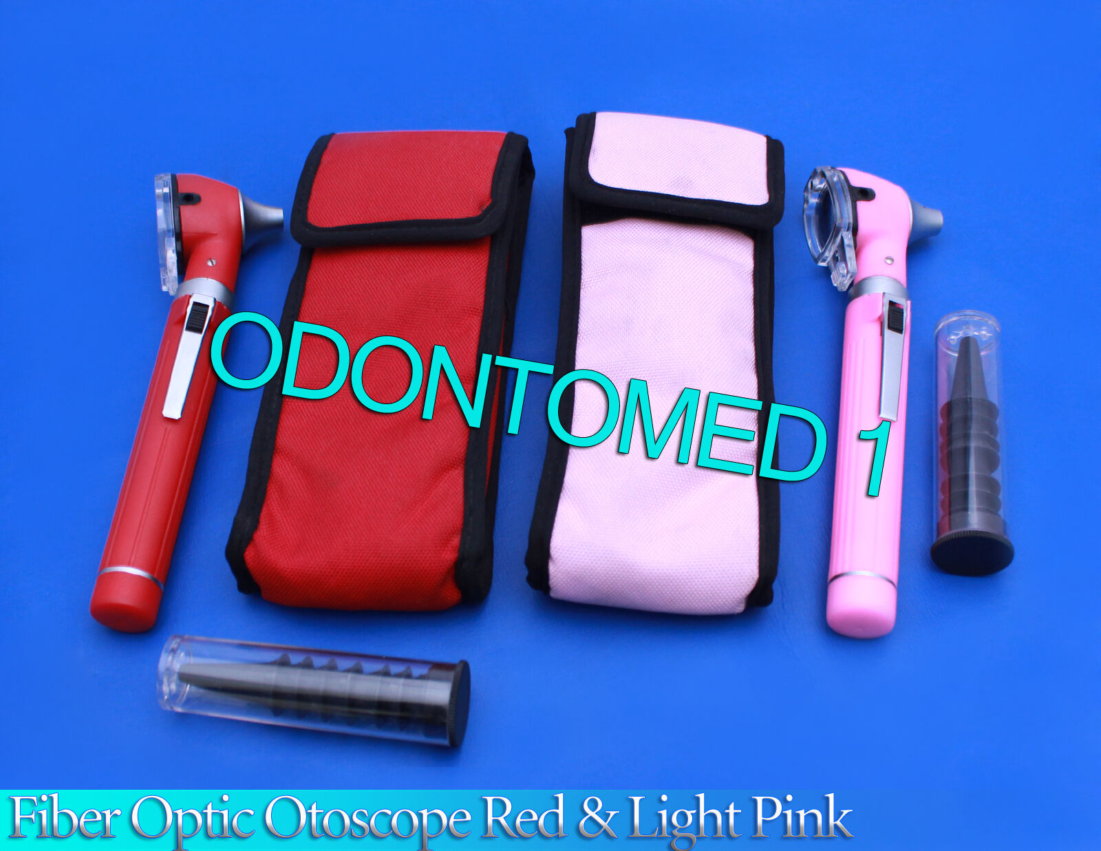 Pro-Physician-25V-Halogen-Light-FiberOptic-Otoscope-Diagnost-Light-Pink-Red-121552095005