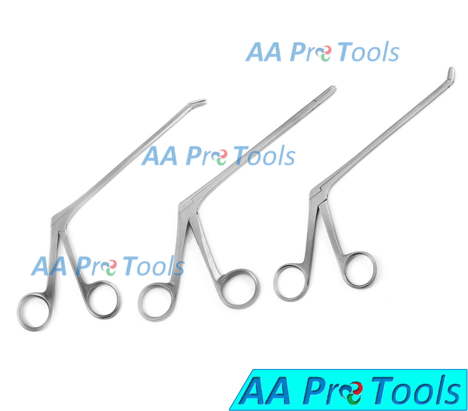 Set-Of-3-Cushing-Pituitary-Rongeurs-6-3mm-Straight-Up-Down-Ent-Instruments-252665672515
