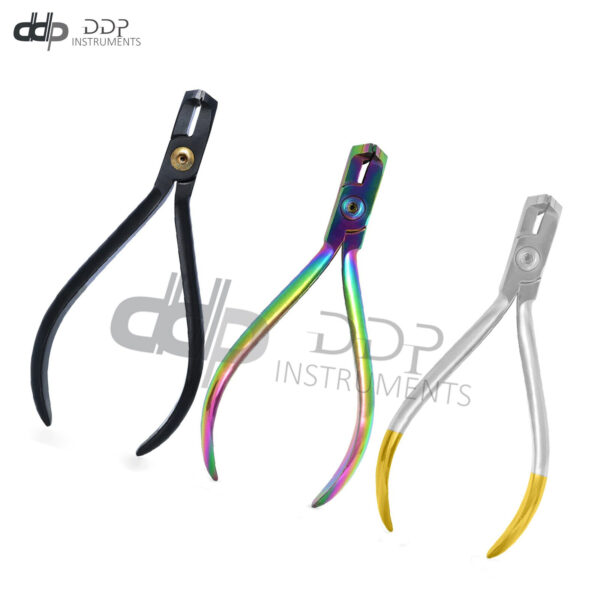 Set Of 3 Distal End Cut Plier,Hold & Cut Hard And Soft Wire Orthodontic  Dn-2363
