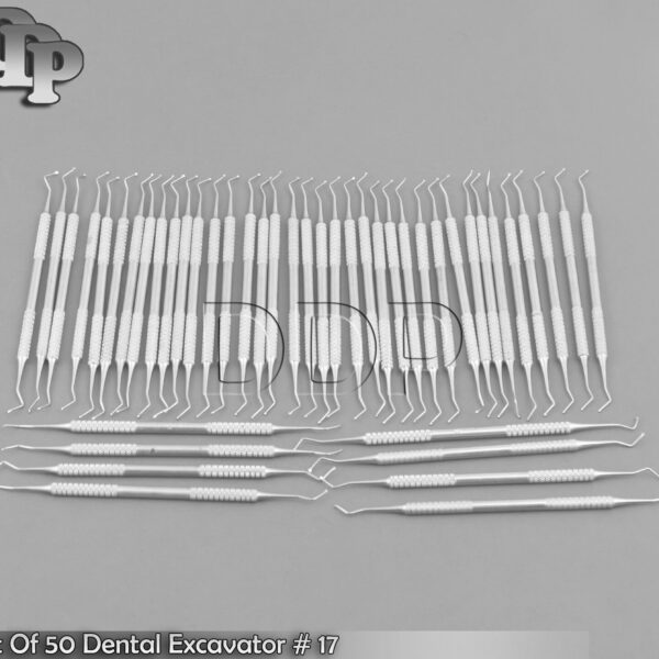Set Of 50 Dental Excavator # 17 Double Ended Spoon Dental Instruments