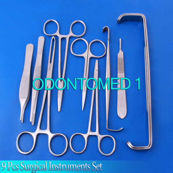 Set Of 9 Pcs Surgical Instruments DS-641