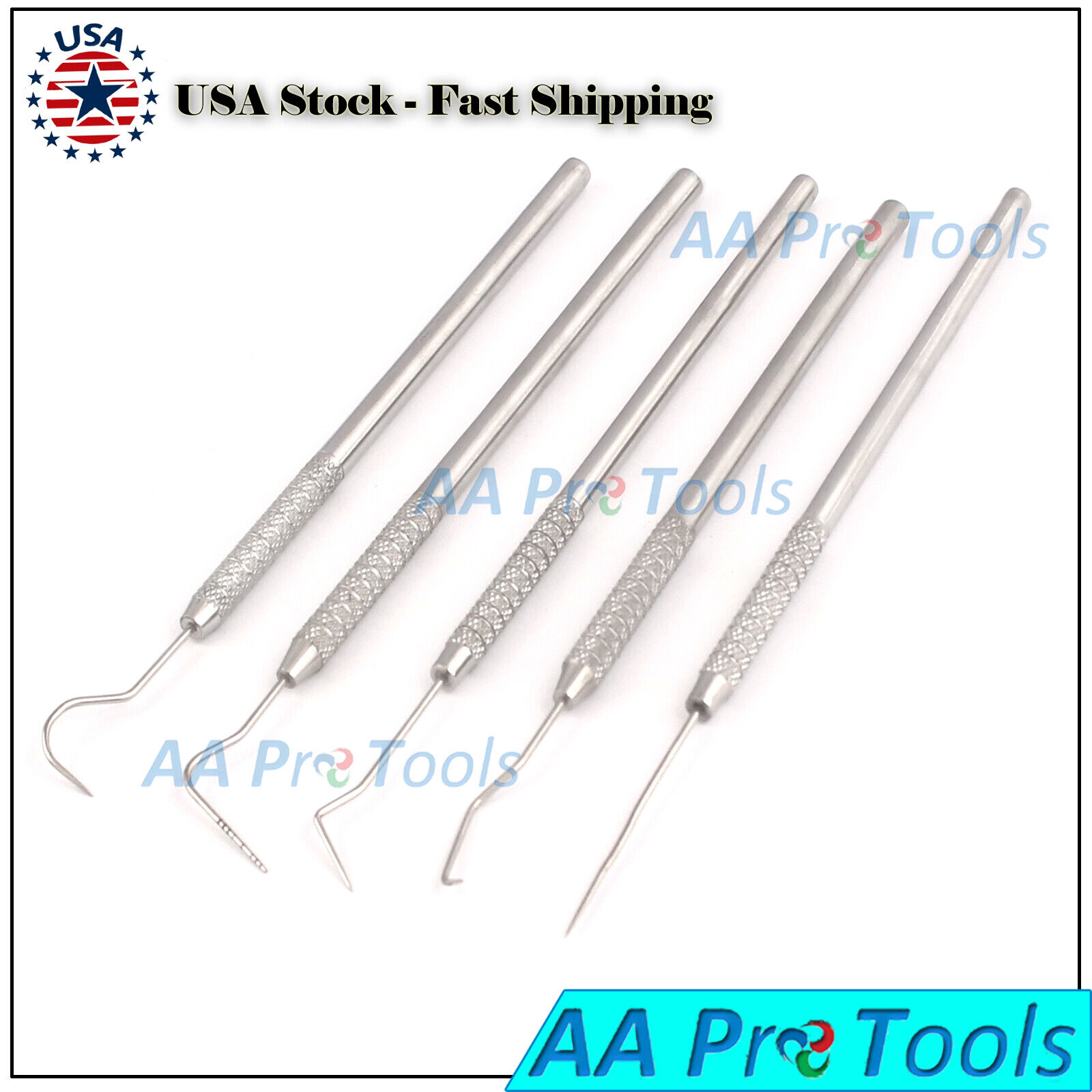 Set-of-5pcs-Watchmakers-Jewelers-Wax-Probes-Dental-Carving-Clay-Tools-254767419775