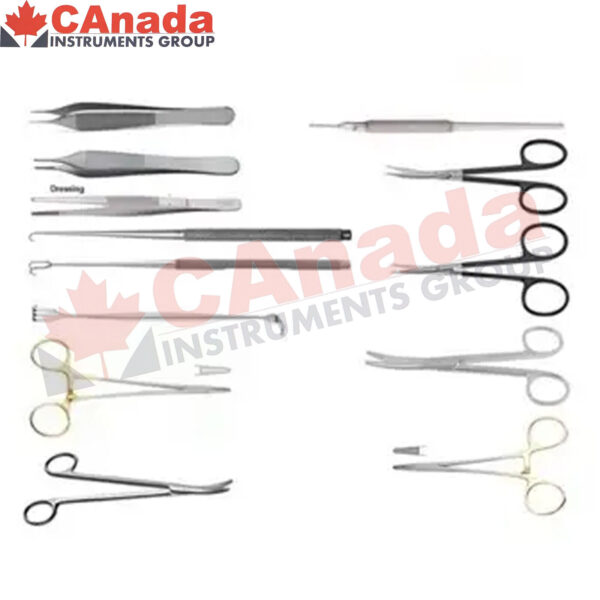 Surgical Instruments Set Plastic Surgery Instruments Set