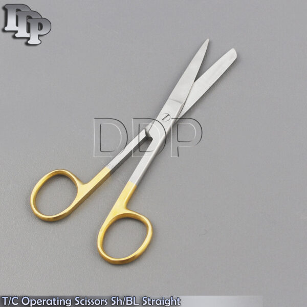 T/C OPERATING SCISSORS SHARP BLUNT 5.5" STRAIGHT TIP