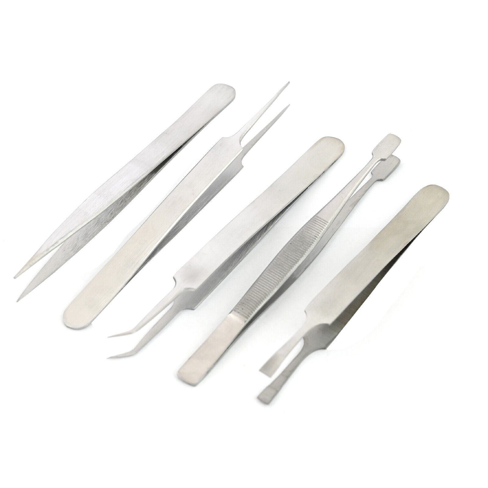 Universal-5pc-Hobby-Tweezer-Set-Stainless-Steel-BTS-744-116047585325