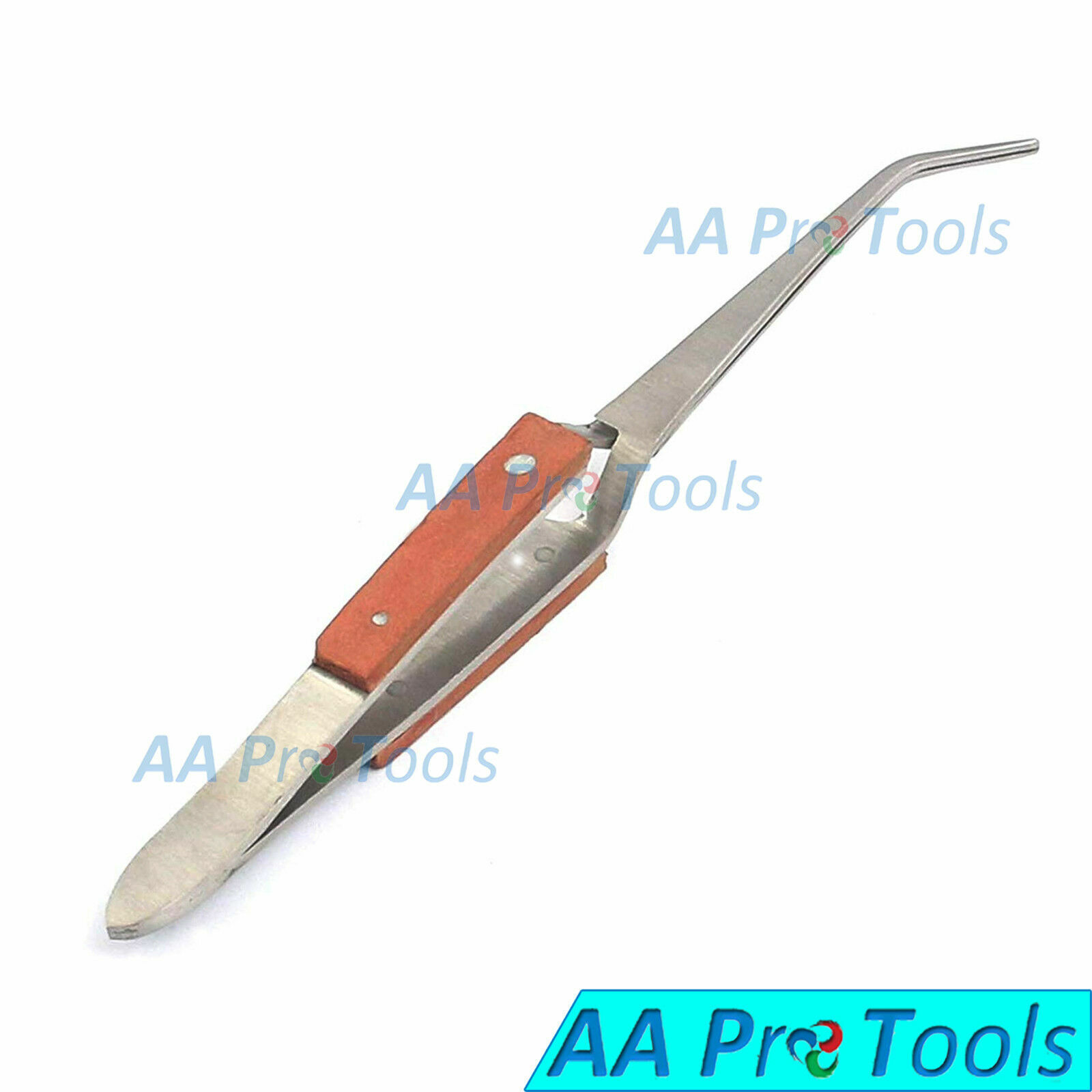 Variation-of-2-Fiber-Grip-Cross-Locking-Soldering-Tweezers-Bent-amp-Straight-Tip-6-12quot-NEW-254706368235-4993
