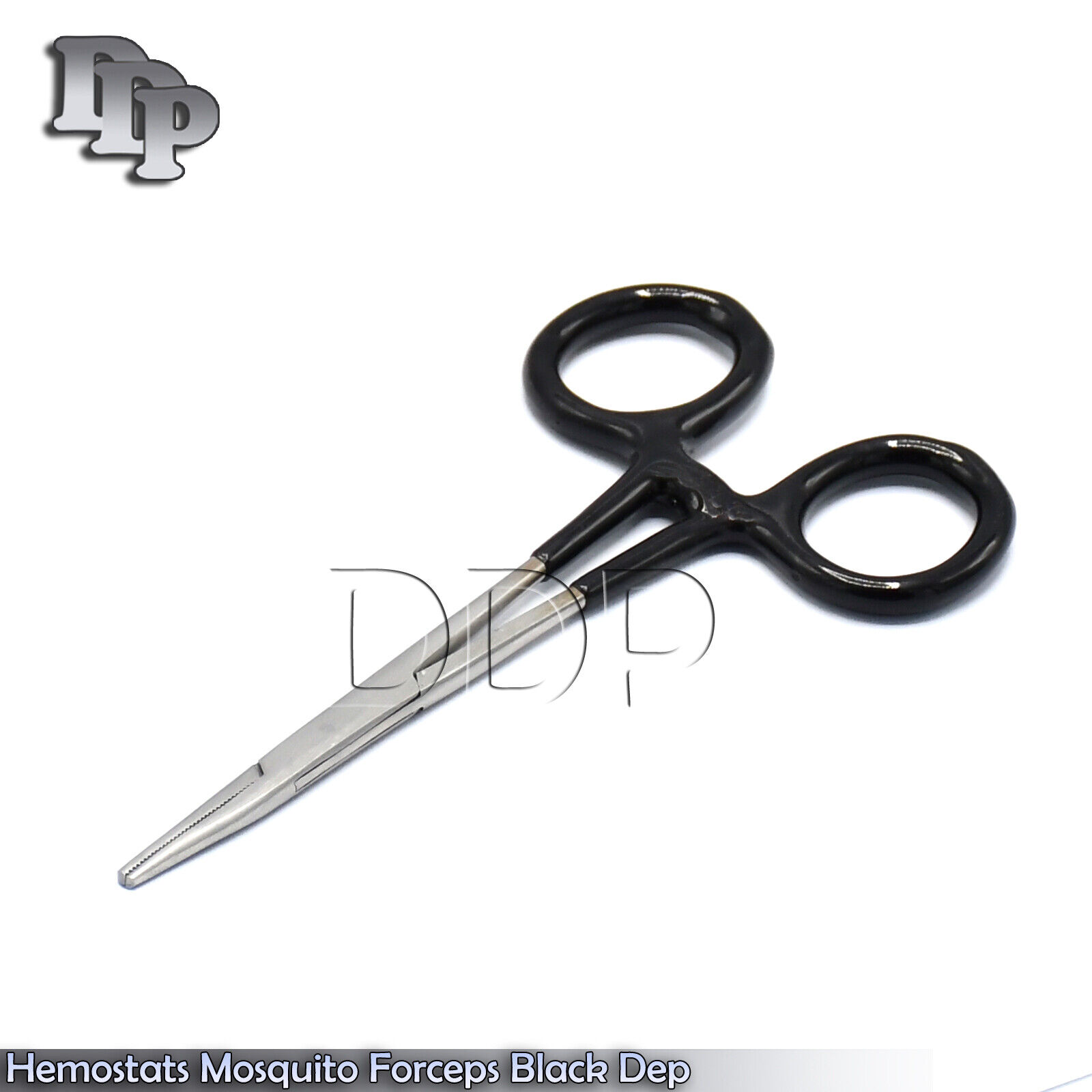 12-Hemostats-Mosquito-Forceps-Surgical-Instruments-Black-Dep-Handle-5-Straight-111380615996-2