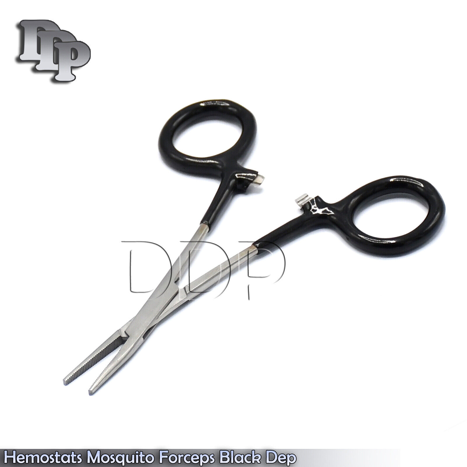 12-Hemostats-Mosquito-Forceps-Surgical-Instruments-Black-Dep-Handle-5-Straight-111380615996