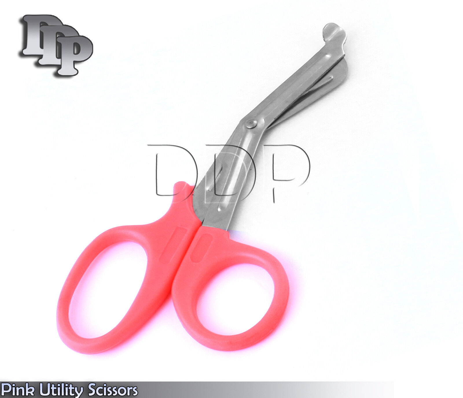 12-Pcs-Paramedic-Utility-Bandage-Shear-Scissor-55-Pink-Handle-111237877276