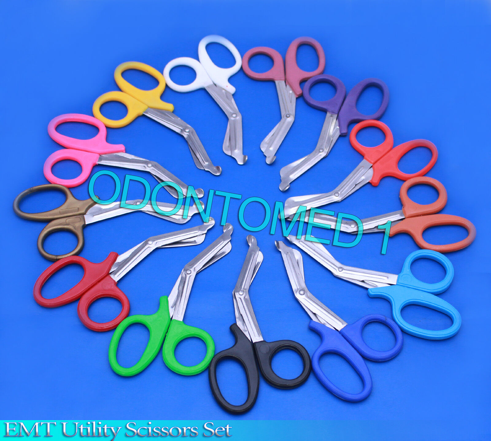 2-PCS-WHITE-ORANGE-PARAMEDIC-UTILITY-BANDAGE-SCISSORS-725-STAINLESS-STEEL-134297312866-2
