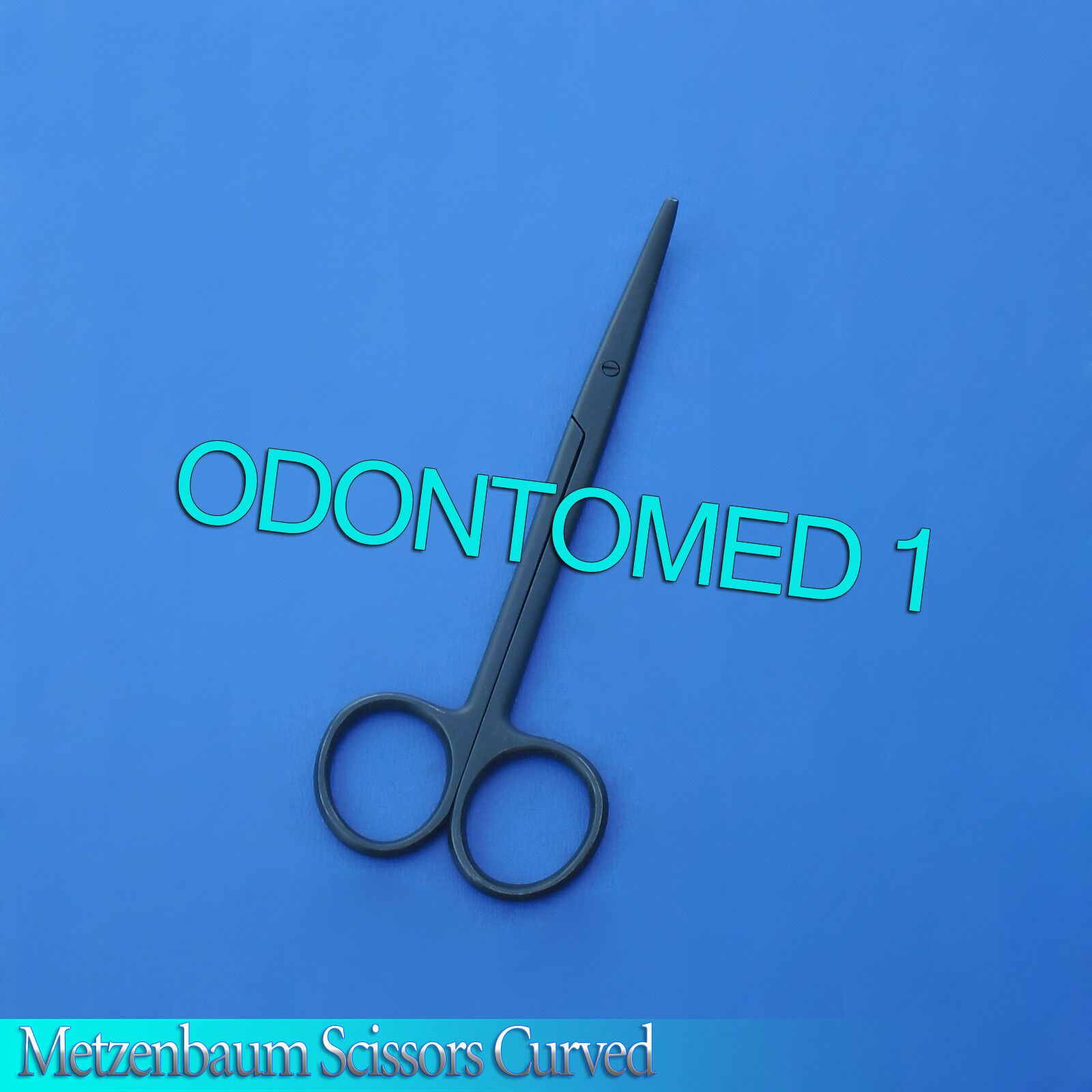 3-Black-Coated-Metzenbaum-Scissors-7-Curved-Surgical-Instruments-131039527466