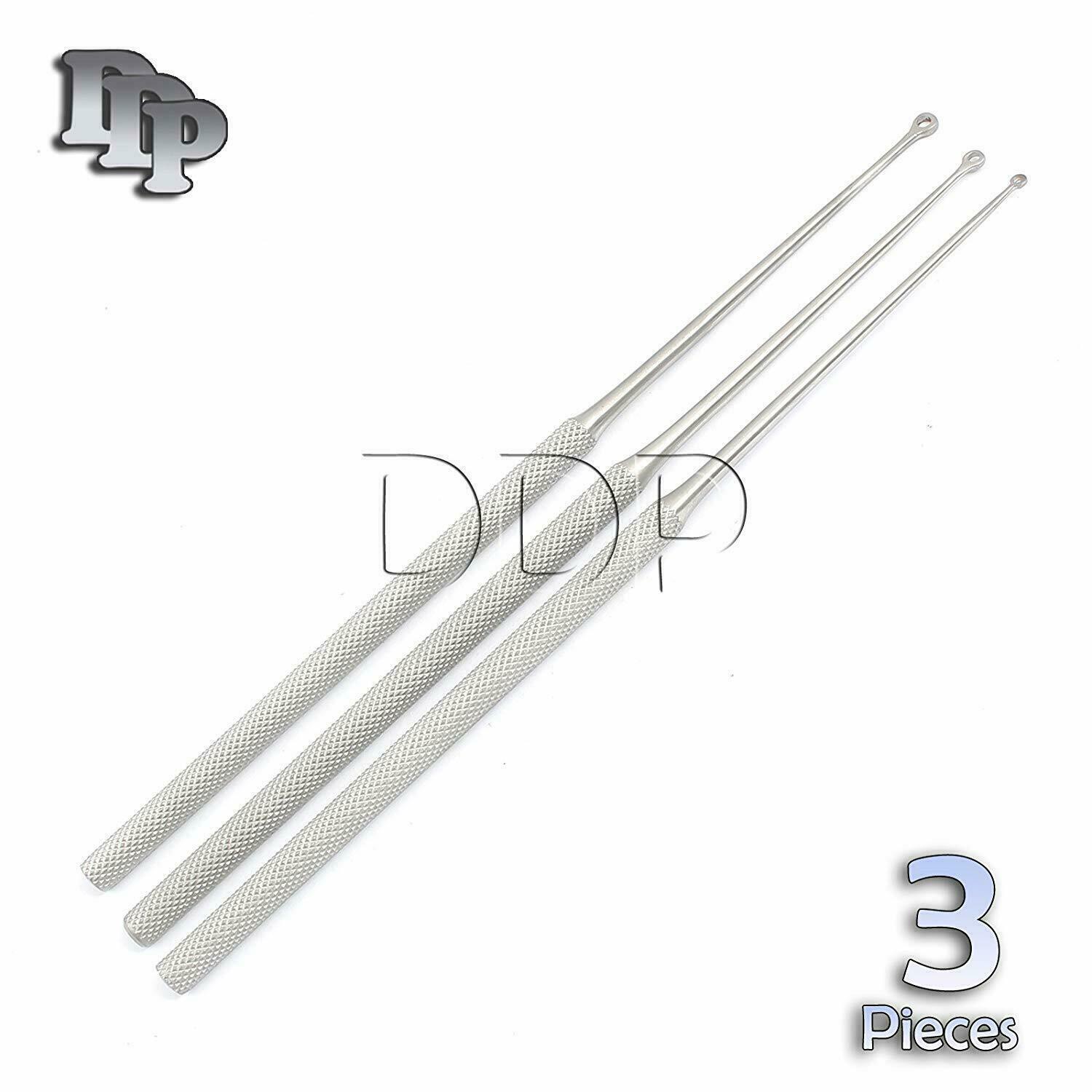 3-Buck-Ear-Curette-Str-Size-1-23-Surgical-Instruments-121275820276