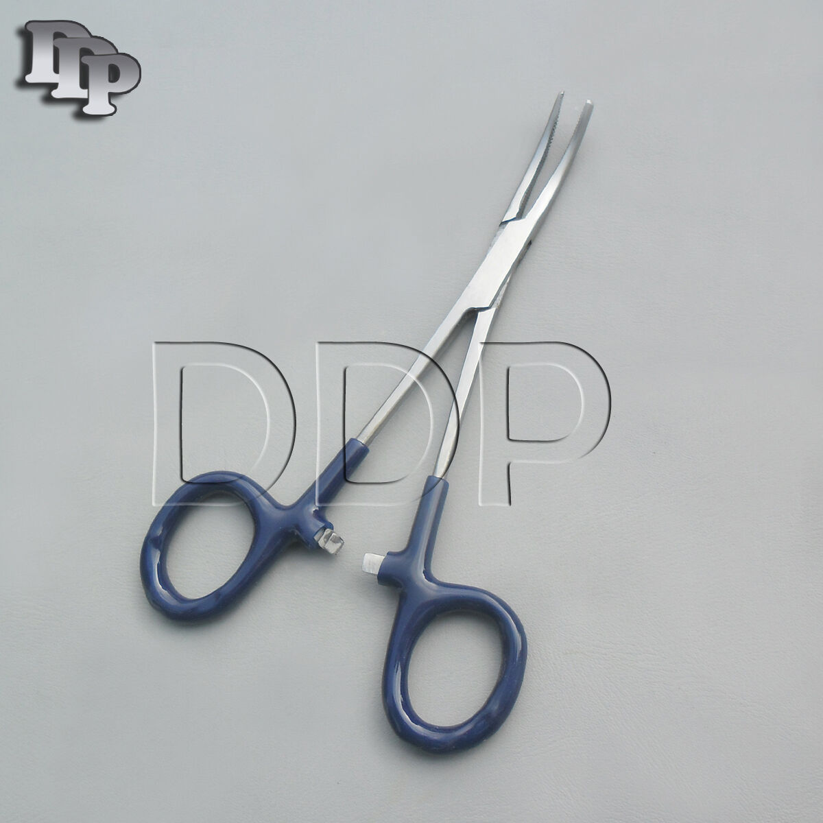 3-Hemostats-Crile-Forceps-Surgical-Instruments-Blue-Dep-Handle-550-Curved-131416642116-2