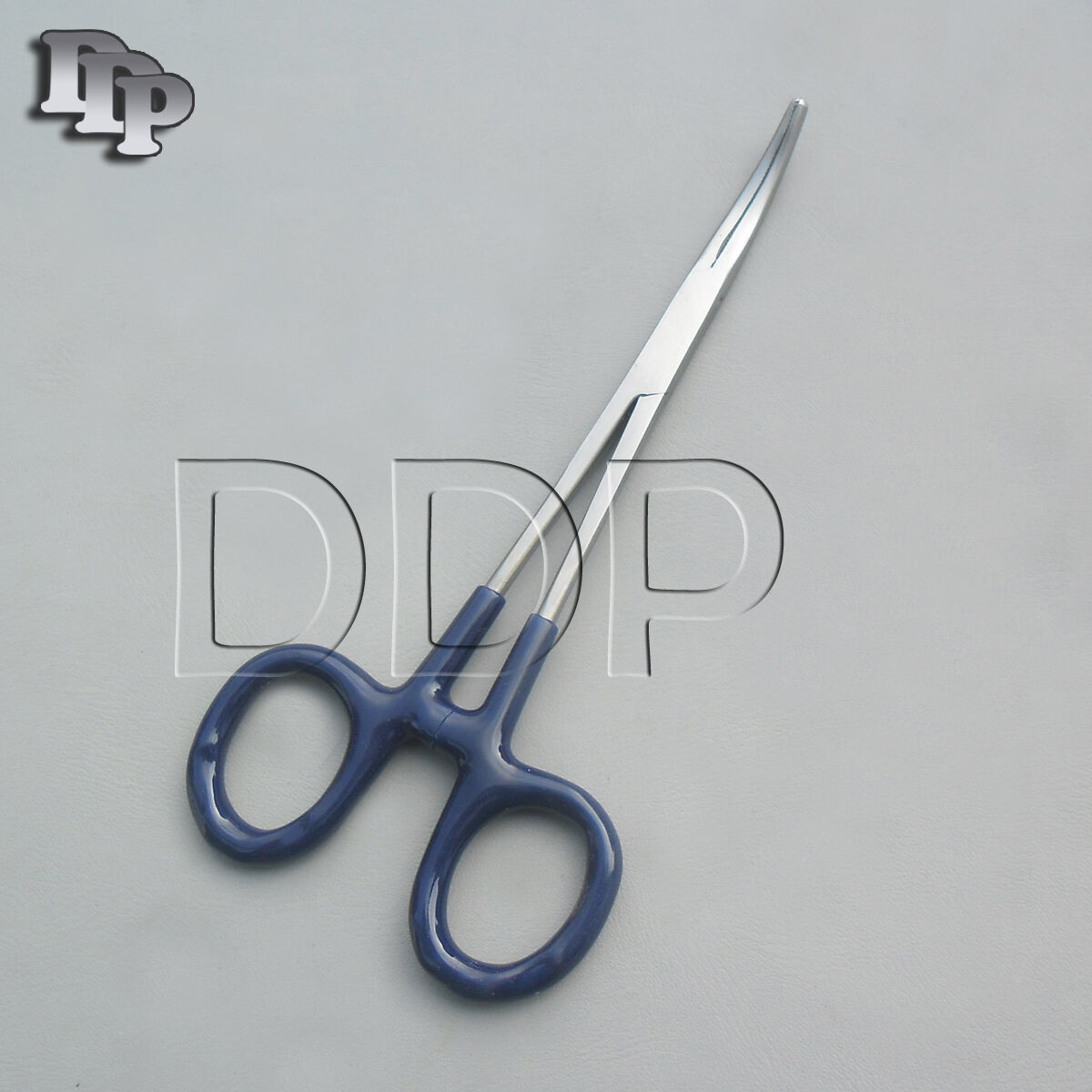 3-Hemostats-Crile-Forceps-Surgical-Instruments-Blue-Dep-Handle-550-Curved-131416642116-3