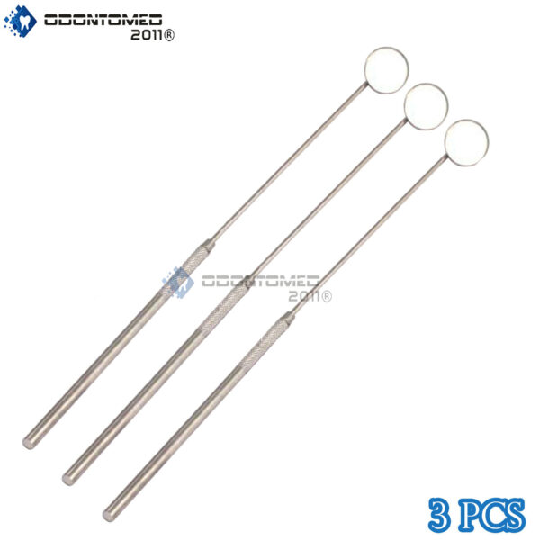 3  Laryngeal Mirror # 3, Dental ENT Surgical Instruments