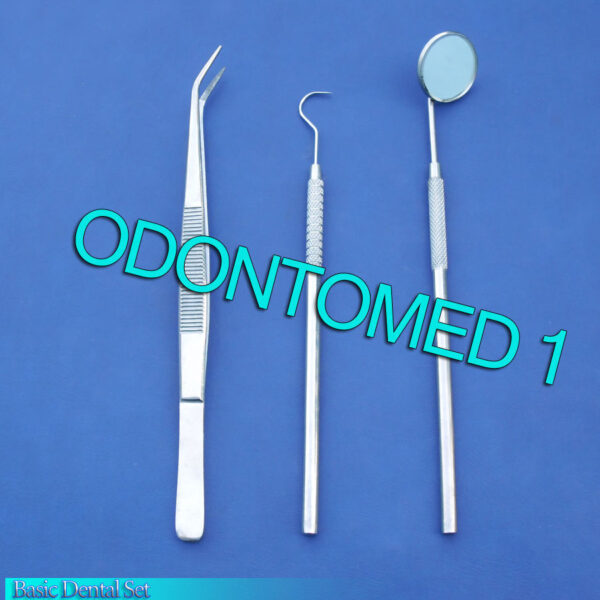 36 Pcs Basic Dental Instruments Set Mirror Explorer Plier Stainless Steel