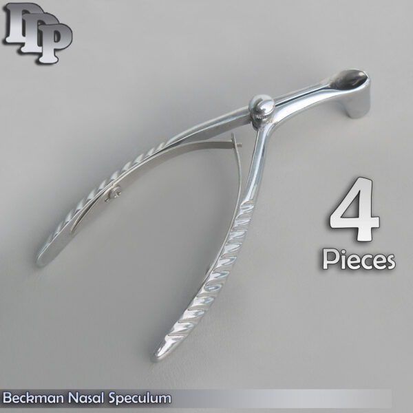 4 Pieces Of Beckman Nasal Speculum Small ENT Surgical Instruments