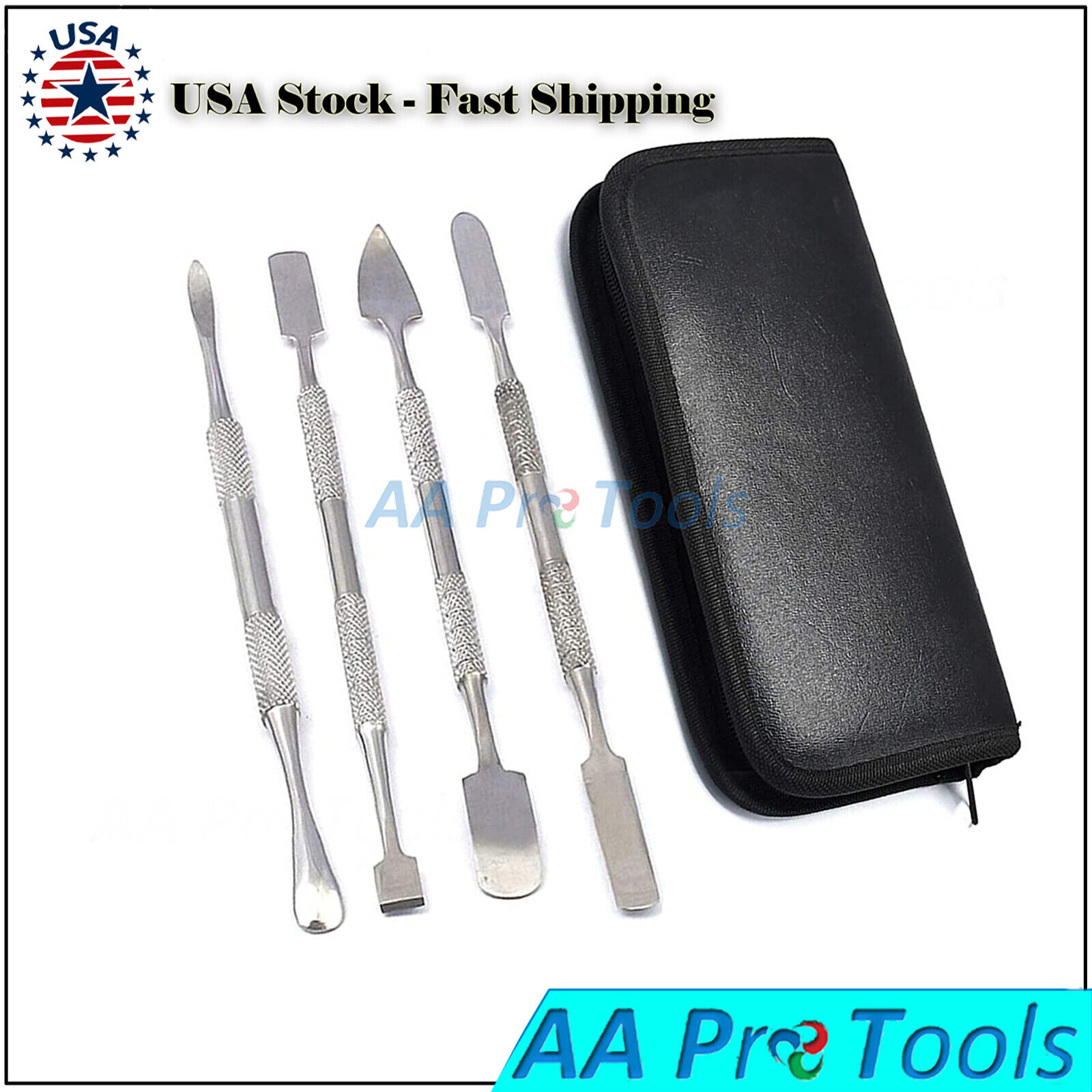 4pcs-Wax-Clay-Sculpting-kit-Carving-Tools-Spatula-Chisel-Halloween-With-Case-255002536366