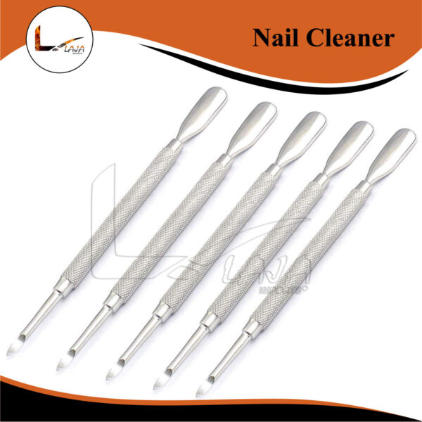 5 Pieces Nail Cleaner Cuticle Pusher Manicure Pedicure Tool