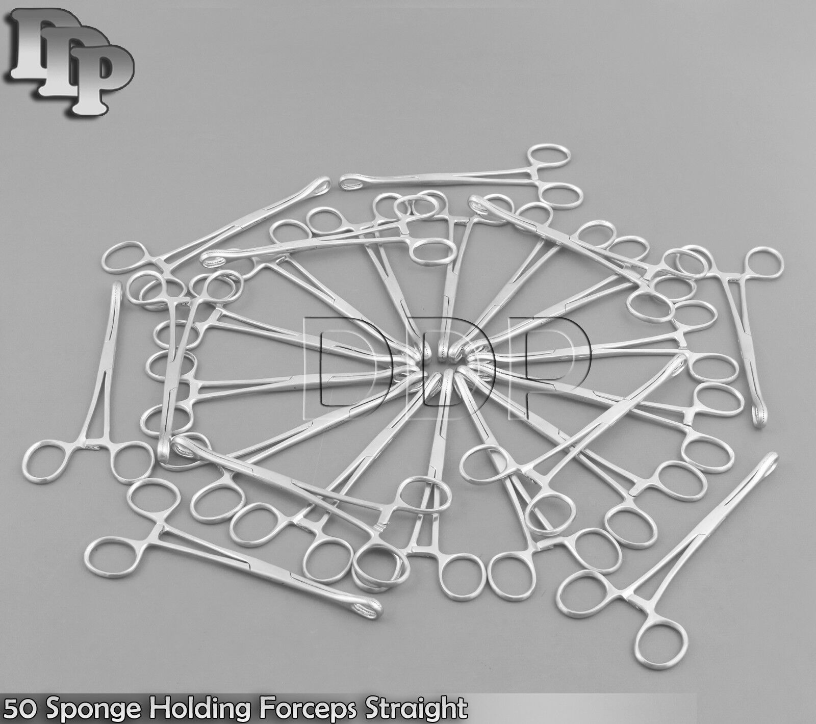 50-Sponge-Holding-Forceps-Straight-6-Surgical-Instruments-372275523586