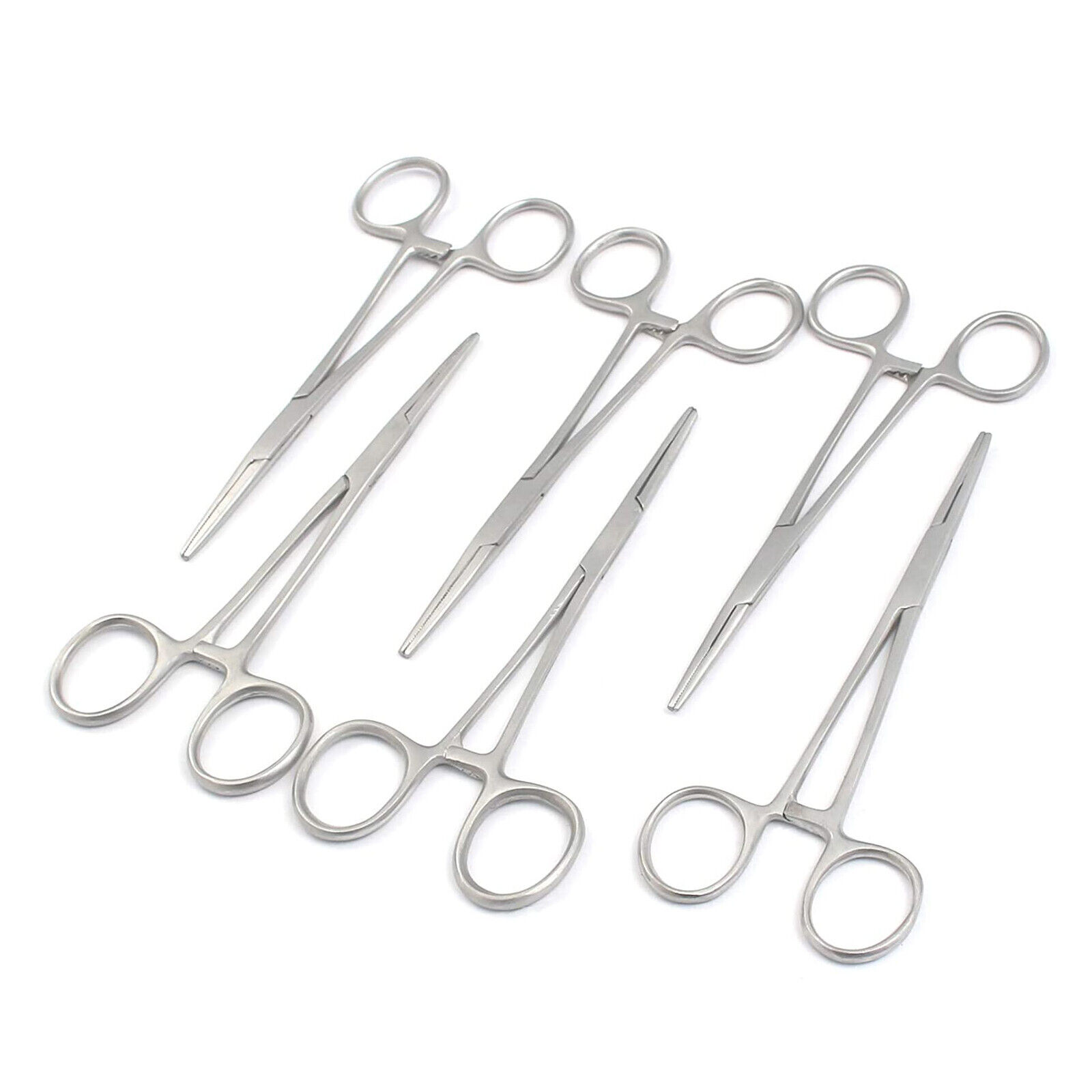6-Kelly-Hemostat-Forceps-55-Straight-Surgical-Dental-Instruments-273274376566