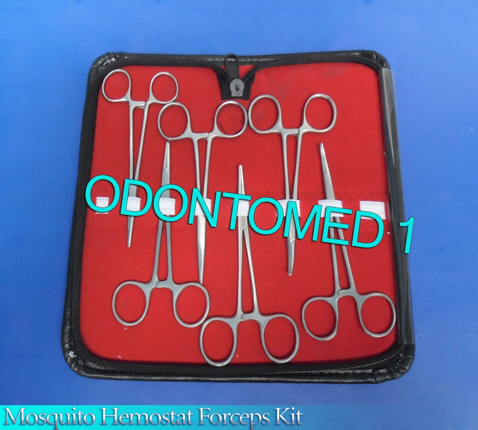 6-Pcs-Set-of-5-Halsted-Mosquito-Forceps-w-Pouch-Good-Quality-Stainless-steel-111135081406