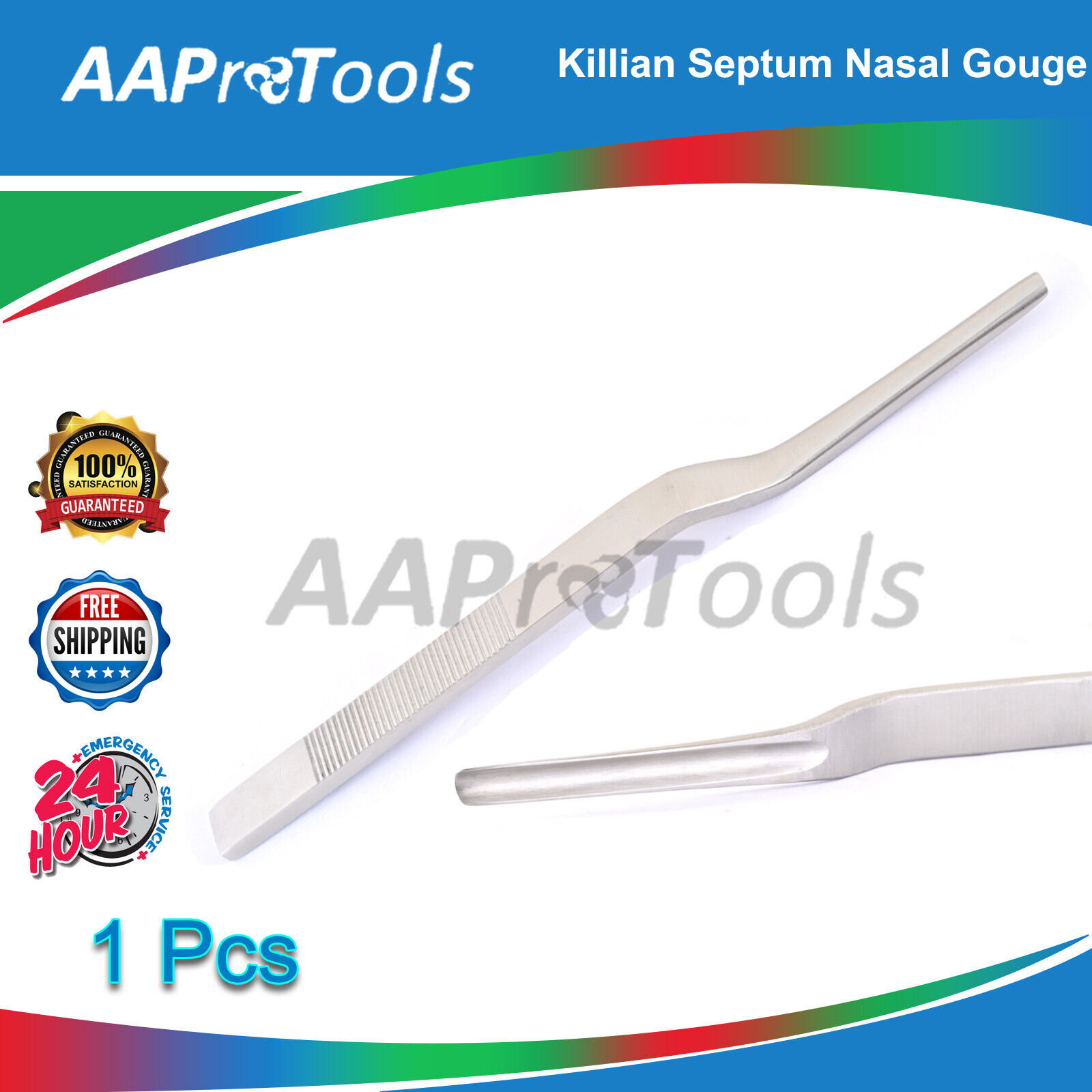 AA-Pro-Killian-Septum-Nasal-GougeBayonet-Shape-ENT-Surgical-Steel-Instruments-255704878136