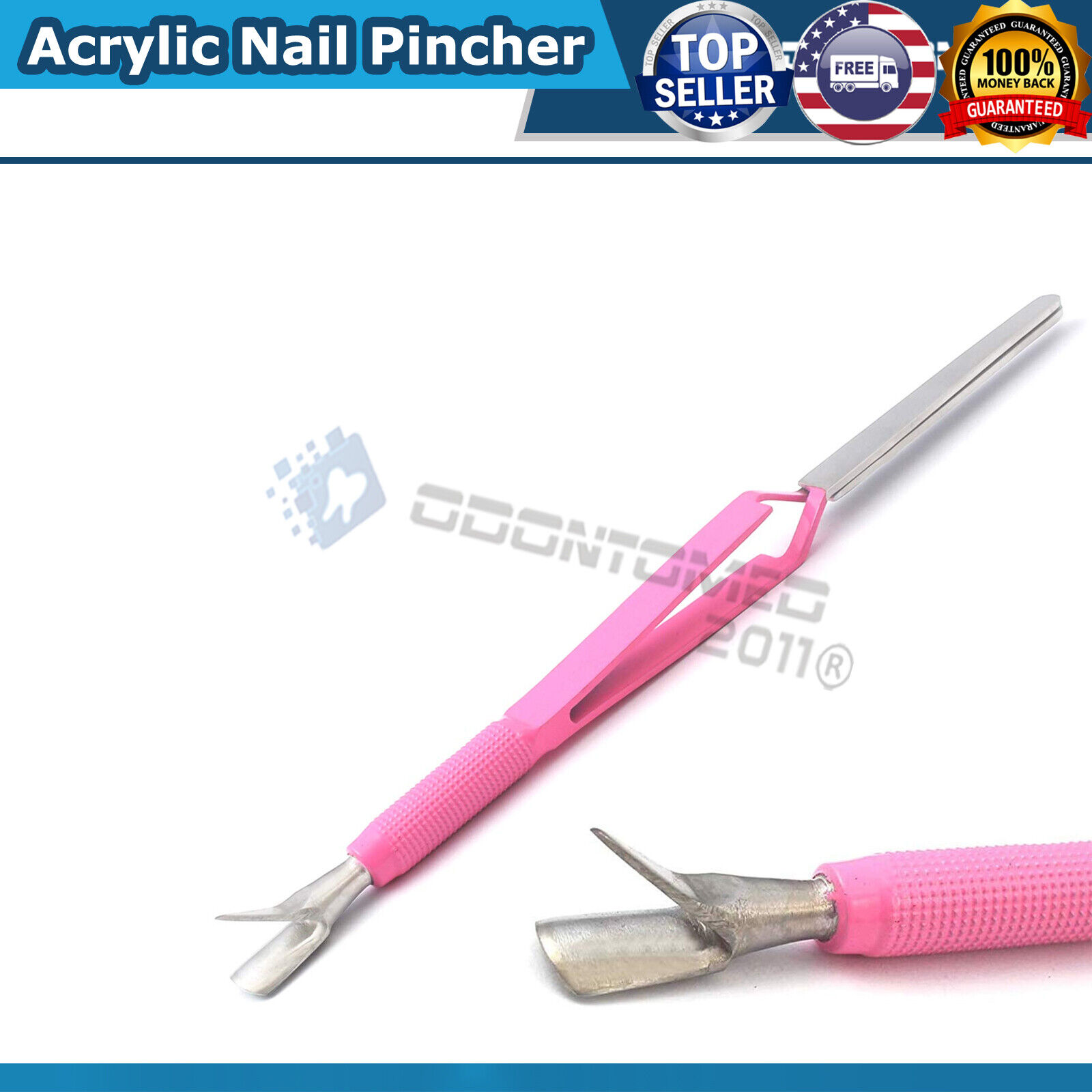 Acrylic-Nail-Pincher-Cuticle-Pusher-Pinching-Pinch-Clamp-Tool-C-Curve-Tweezers-125624459776-6