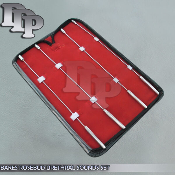 Bakes Rosebud Sounds Set - 4mm, 9mm, 10mm , 12mm In Zipper Case DS-1516