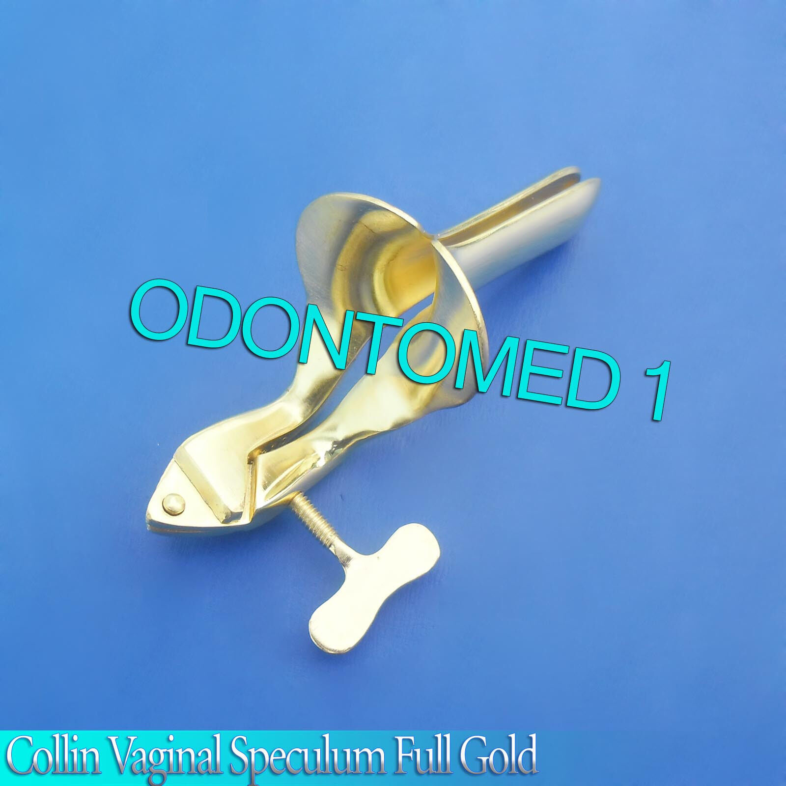 Collin-Vaginal-Speculum-Small-Full-Gold-Gynecology-instruments-131056298936
