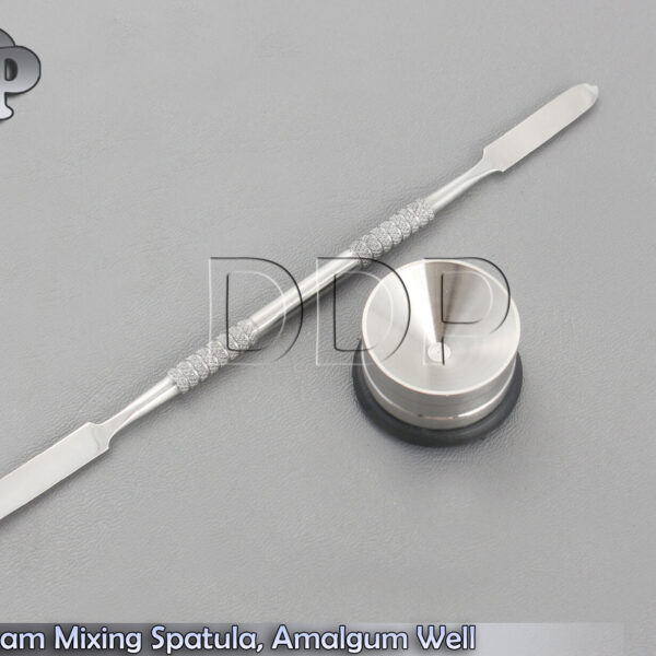 Dental Amalgam Well Pot Restorative Cement Spatula Mixing Waxing Carver Lab Tool
