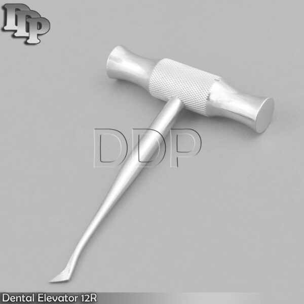 Dental Elevator Winter 12R Hard Root Extracts Hammer Handle Surgical Tools