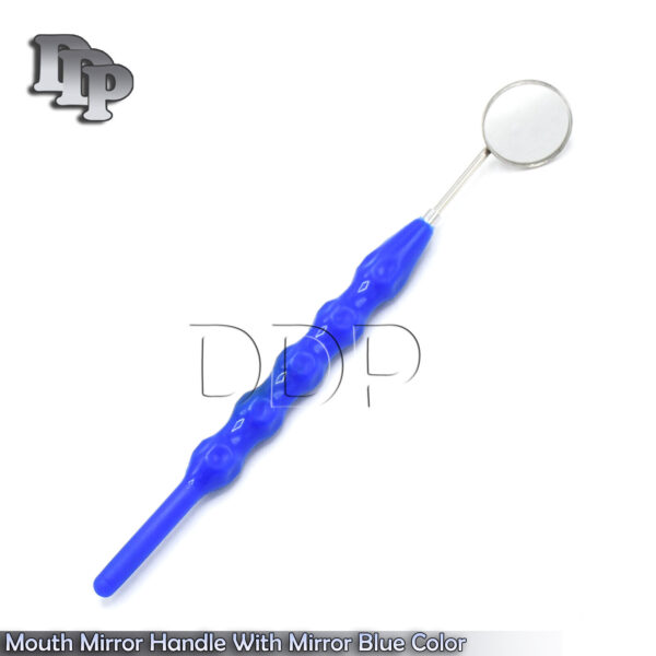 Dental Mouth Mirror #5 W/ Plastic Handle Dental Instruments