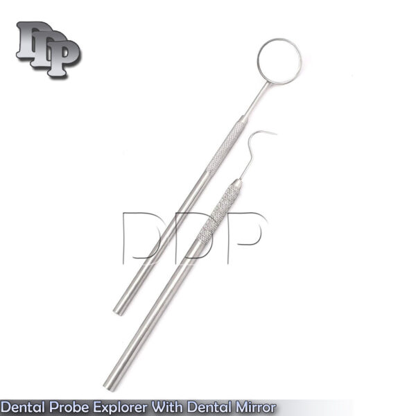 Dental Probe Explorer #23 With Dental Mirror # 5 Dental Veterinary PR-228