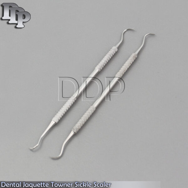 Dental jaquette Towner Periodontal Sickle Scaler Calculus Remover Hygiene Tools