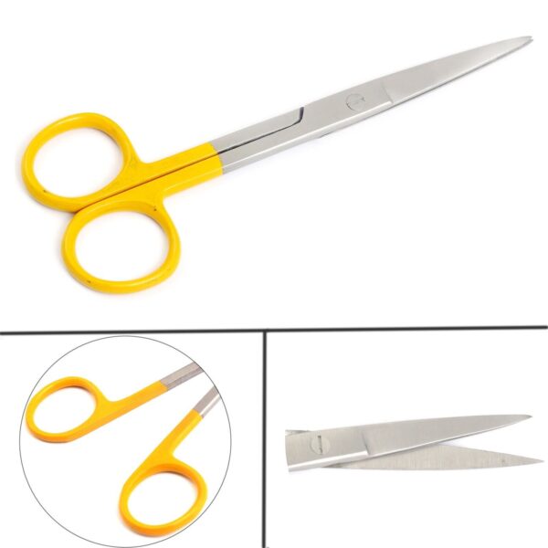 Dissecting Operating Scissors 5.5'' Sharp/Sharp Straight Color Handle (Yellow)