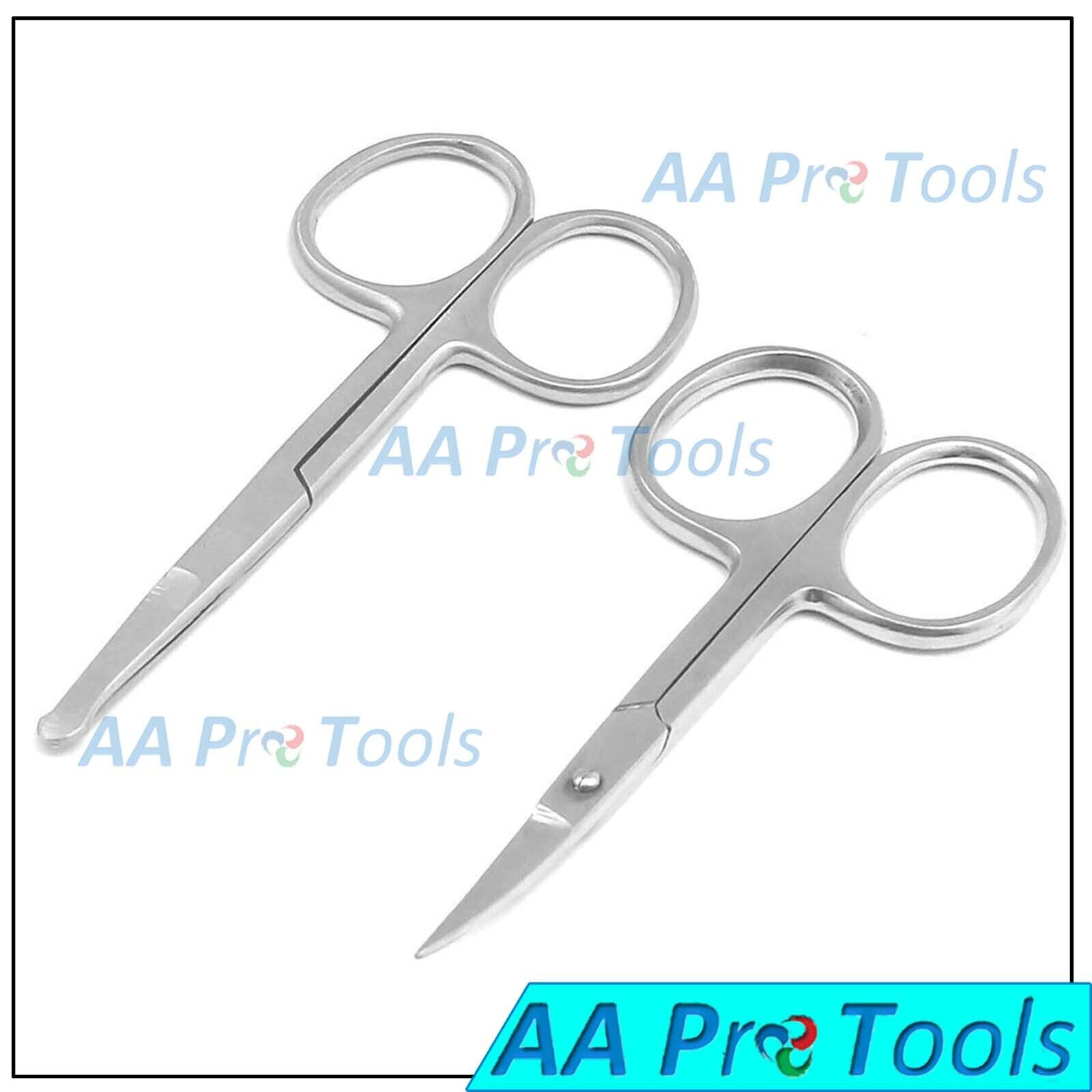 Facial-Hair-Scissors-For-Men-Beard-Mustache-Nose-Hair-Trimming-by-AA-Pro-Tools-255162749516