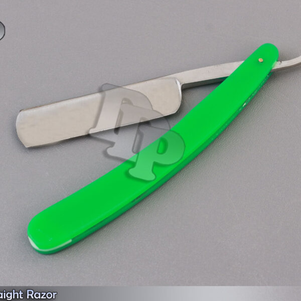 Green Straight Razor first Quality carbon steel BTS-705