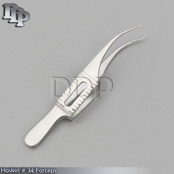 HOSKIN #34 EXTRA FINE TIP COLIBRI STYLE OPTHAL FORCEPS