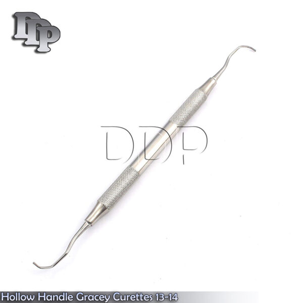 Hollow Handle With Gracey Curettes13-14 Surgical Dental Instruments