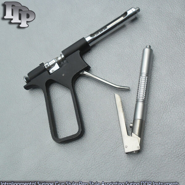 Intraligamental Syringe Gun Style + Pen Style Aspriating Syring Instruments
