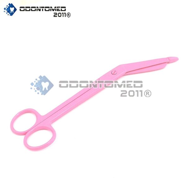Lister Bandage Scissors 7.25" Pink Color Surgical Instruments Stainless Steel