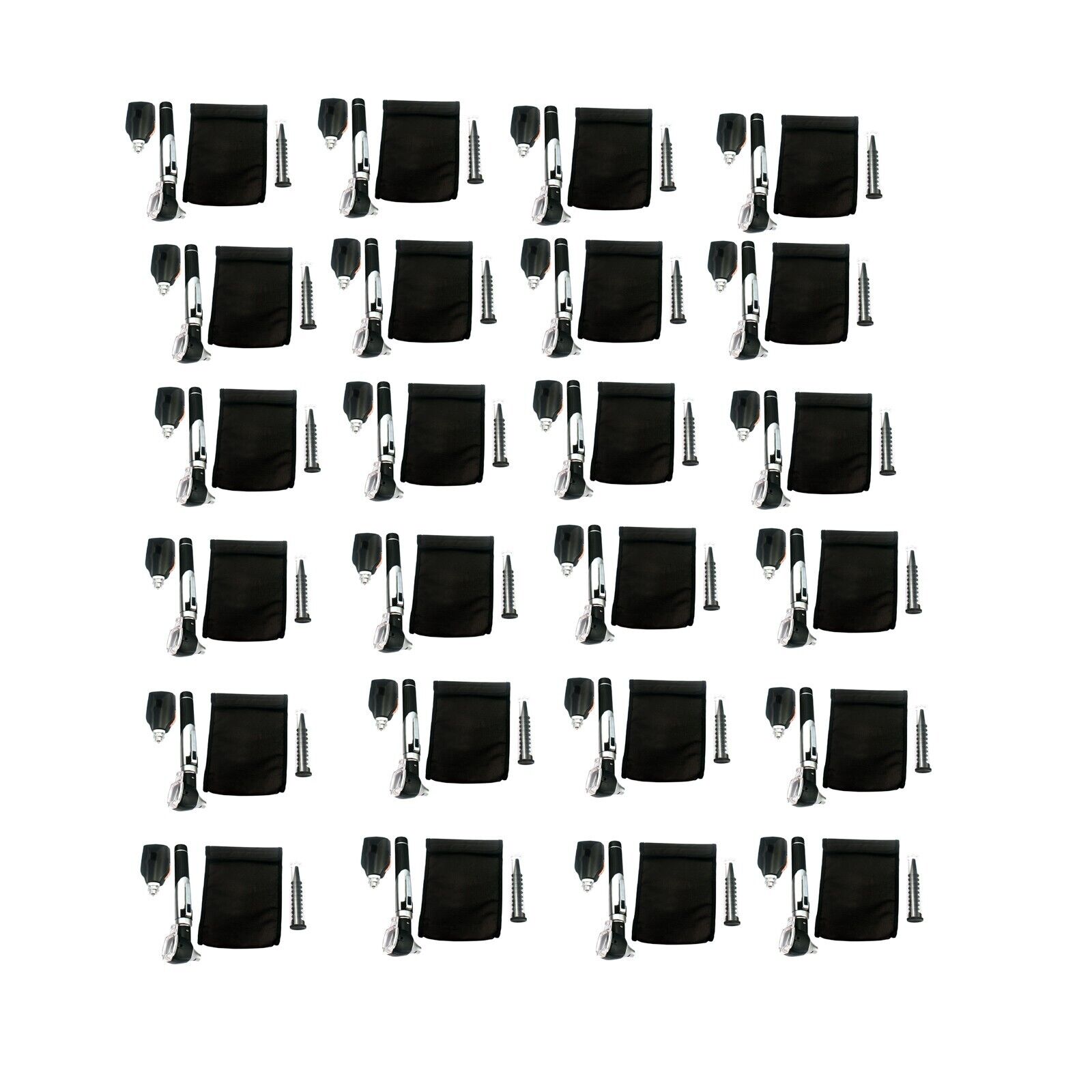 Lot-Of-100-Pcs-FIBER-OPTIC-Otoscope-Ophthalmoscope-LED-Diagnostic-ENT-SET-BLACK-125937673706