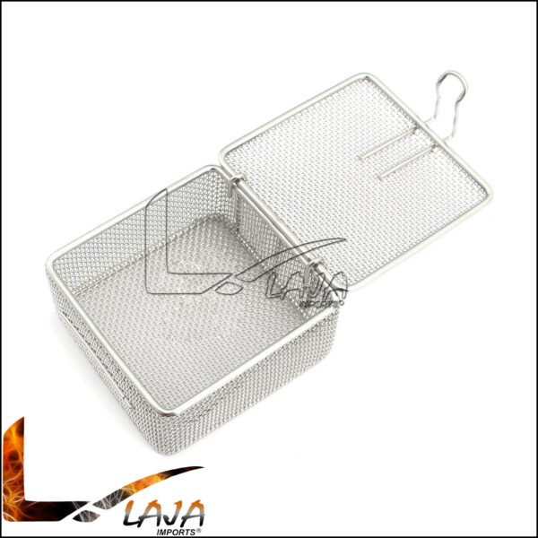 MICRO MESH TRAY 7.5x7.5x3.5CM PERFORATED MESH BOX DN-373