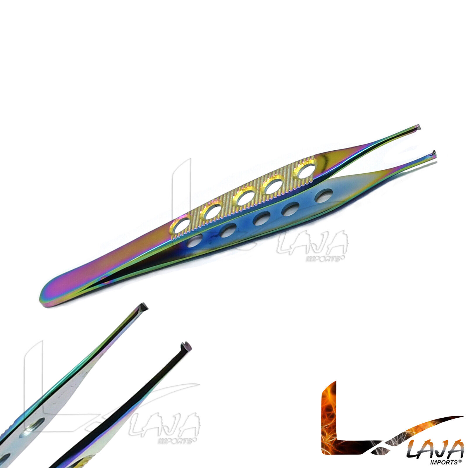 MULTI-COLOR-ADSON-TISSUE-PLASTIC-SURGERY-FORCEPS-475-1X2-TEETH-274211644816-2